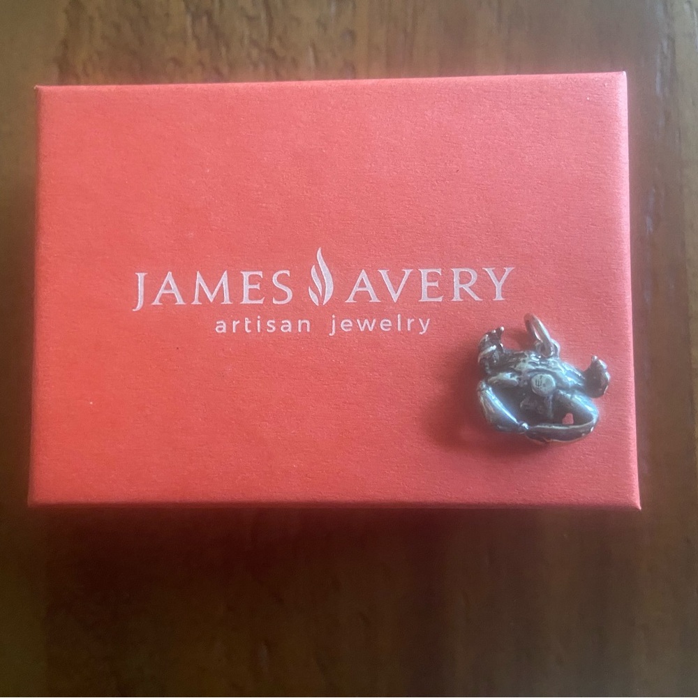 RETIRED James Avery Crab Zodiac Charm Pendant .925 NWOT - Picture 13 of 13